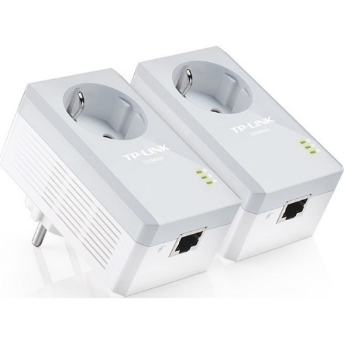 ADAPTOR ΔΙΚΤΥΟΥ ΡΕΥΜΑΤ TP-LINK TL-PA4010P KIT v4 ΛΕΥΚΟ 300m